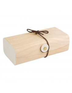 Drewiane pudełko na prezenty - średnie 