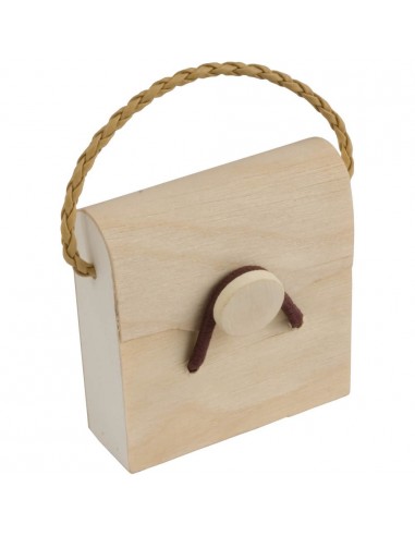 Drewniane pudełeczko na prezenty