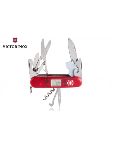 Scyzoryk Victorinox Traveller Lite, przejrzysty czerwony, Celidor, 91 mm 