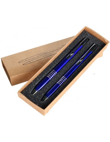 Aluminiowy zestaw piśmienny długopis ołówek-
