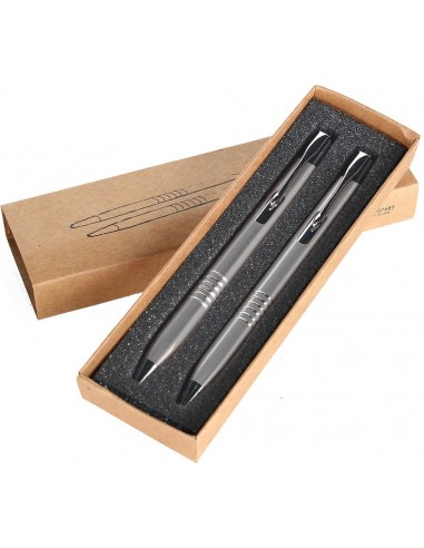Aluminiowy zestaw piśmienny długopis ołówek-