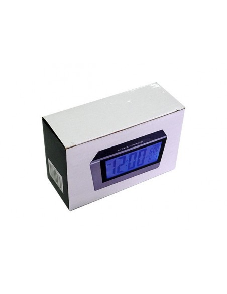 Cyfrowy zegar stołowy SMOULDER z czujnikiem światła