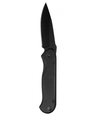 Czarny stalowy  nóż składany 
