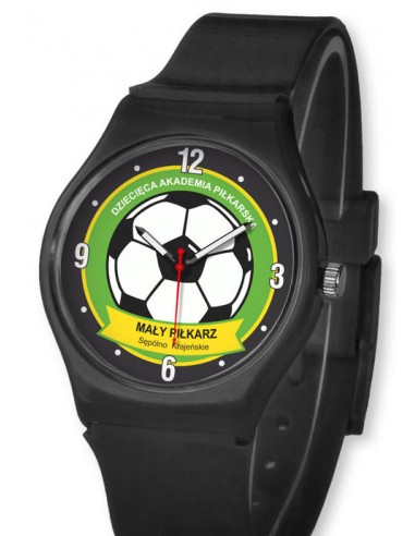 Zegarek plastikowy reklamowy na rękę z nadrukiem na tarczy