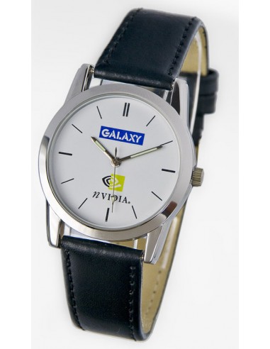 Zegarek reklamowy na rękę męski z nadrukiem na tarczy