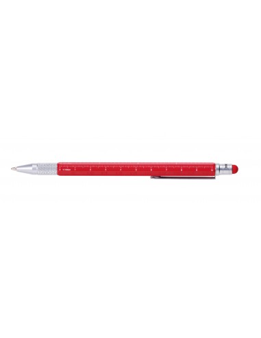 Wielozadaniowy długopis z linijką, poziomicą i śrubokrętem TROIKA Construction