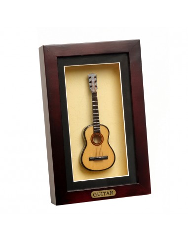 Mini Music, Miniaturka gitary akustycznej w ramce, 23x15x5 cm