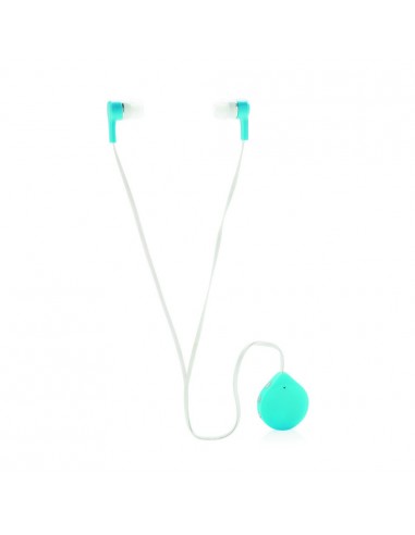 Słuchawki bezprzewodowe z 60 cm kablem TPE oraz klipem do przyczepienia słuchawek do ubrania