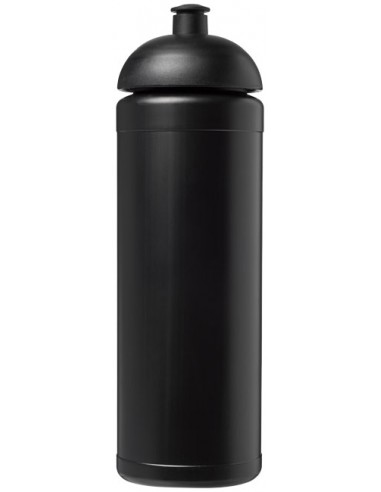 Bidon Baseline® Plus 750 ml z wypukłym wieczkiem i uchwytem, czarny