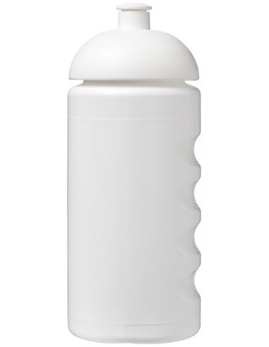Bidon Baseline® Plus 500 ml z wypukłym wieczkiem i uchwytem, biały
