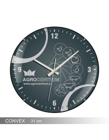 Convex zegar reklamowy ścienny 32,5 cm
