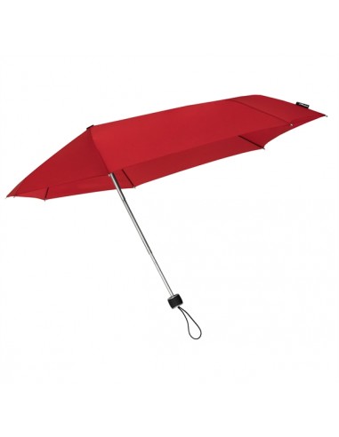 Składany parasol manualny STORMmini z czarną gumowaną rączką w pokrowcu