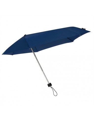 Składany parasol manualny STORMmini z czarną gumowaną rączką w pokrowcu