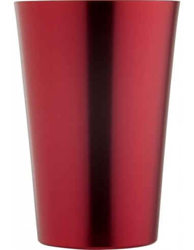 Metalowa szklanka Glimmer 400ml czerwona