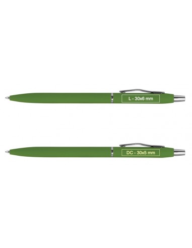 Długopis metalowy gumowany