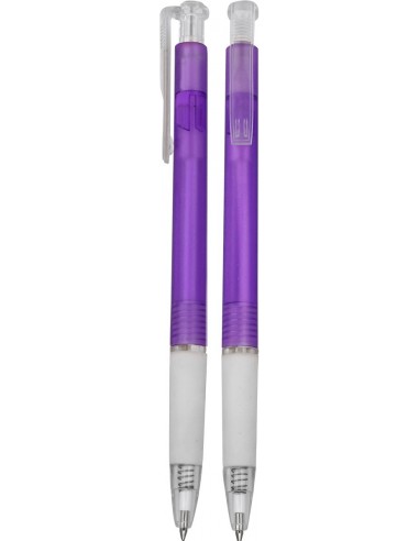 Długopis z gumowym uchwytem Neon
