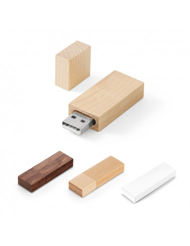 Pamięć USB drewniana o pojemności do 128 GB
