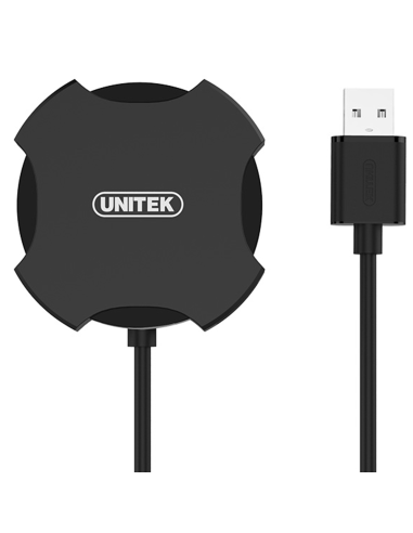 Unitek Y-2178 hub 4x USB 2.0 micro - czarny