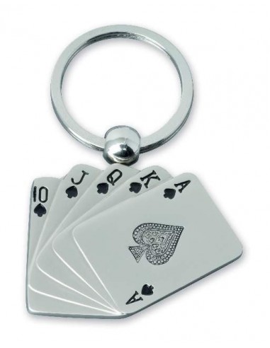 Brelok o wyglądzie kart do pokera CARDS