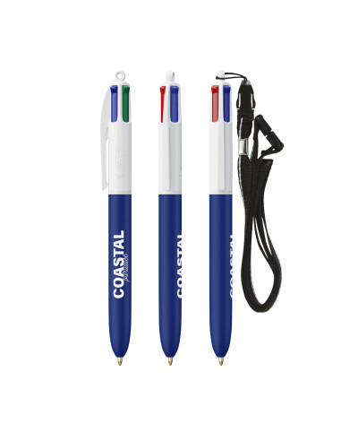Długopis BIC® 4 Colours Soft  ze smyczką