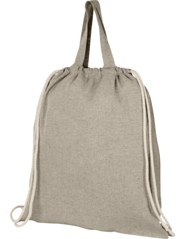 Plecak Pheebs z bawełnianym sznurkiem z recyklingu 150 g/m²