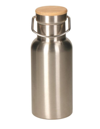 Butelka "Cascada", 0,35 l, srebrna