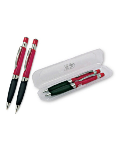 Zestaw długopis i ołówek automatyczny w etui